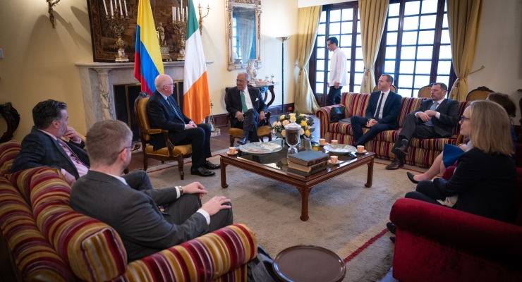 Los Miembros del Comité Conjunto de Asuntos Exteriores y Defensa del Parlamento de Irlanda (Oireachtas) ofrecieron su apoyo a la Paz Total en Colombia