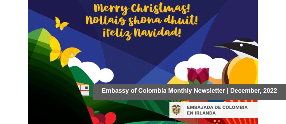 Boletín de la Embajada de Colombia en Irlanda de diciembre de 2022