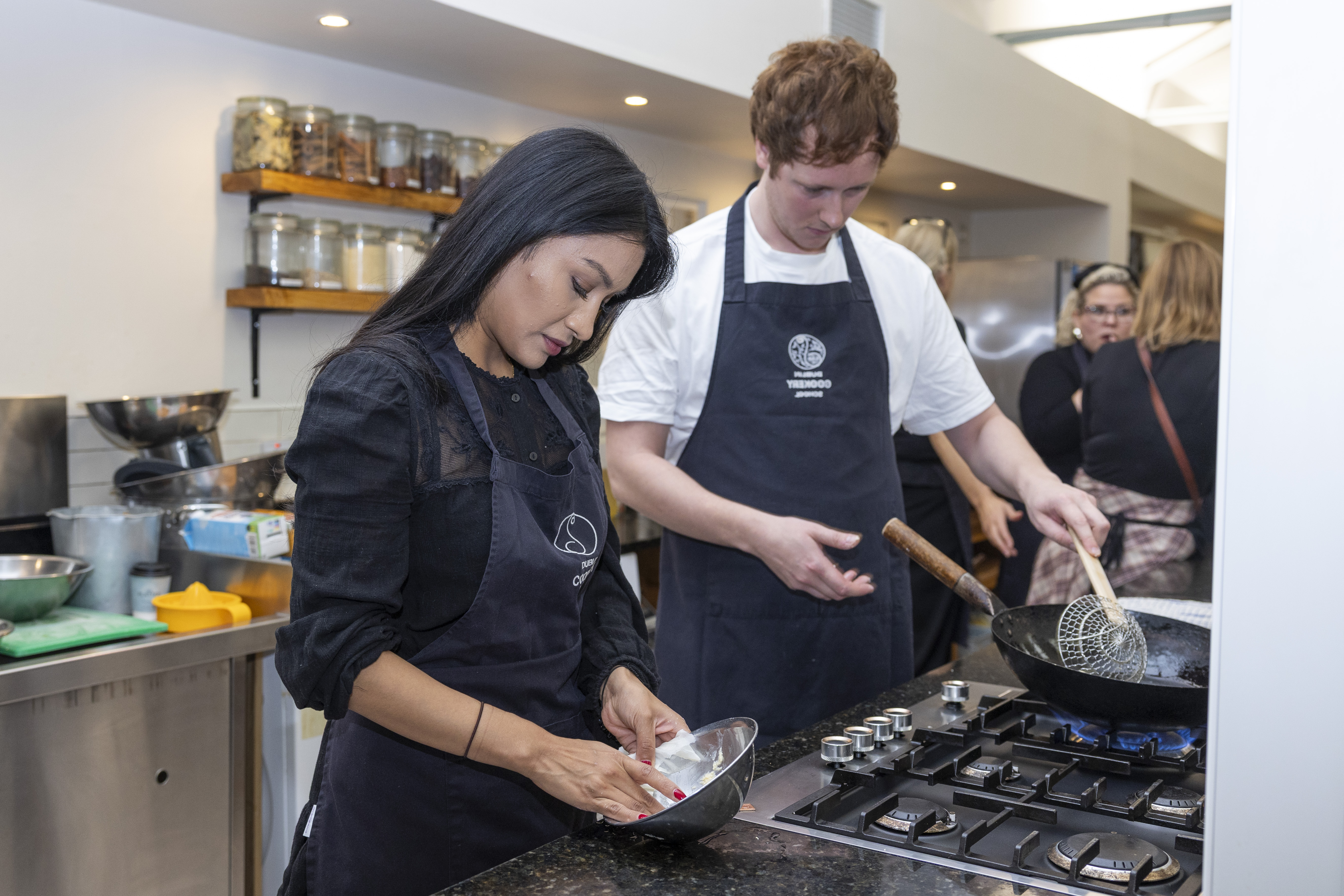 Clase Magistral de cocina del pacífico colombiano con la maestra culinaria Elsis María Valencia.