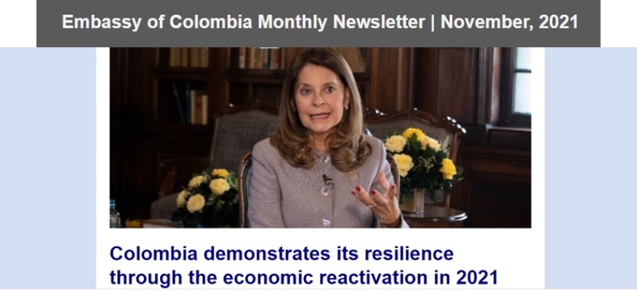 Embassy of Colombia Monthly Newsletter - November, 2021