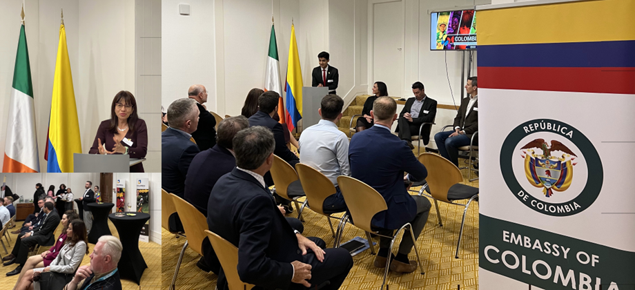 Gran encuentro con empresarios irlandeses interesados en hacer negocios con Colombia