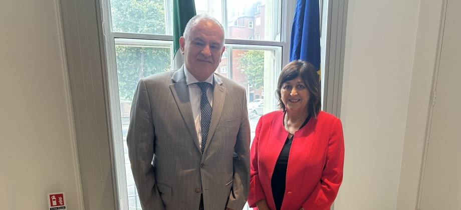 Encuentro con la jefe de la Representación de la Comisión Europea en Irlanda, Barbara Nolan