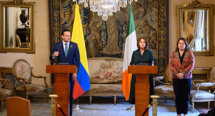 La Vicepresidente – Canciller y el Viceprimer Ministro de Irlanda afianzan relación bilateral en comercio y cooperación