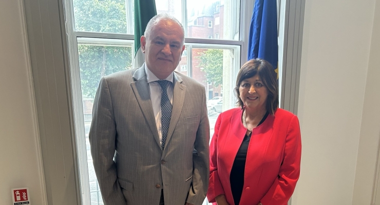 Encuentro con la jefe de la Representación de la Comisión Europea en Irlanda, Barbara Nolan