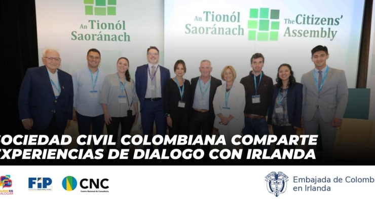 Embajadas de Colombia en Dublín y de Irlanda en Bogotá facilitan un productivo intercambio sobre diálogo y participación ciudadana