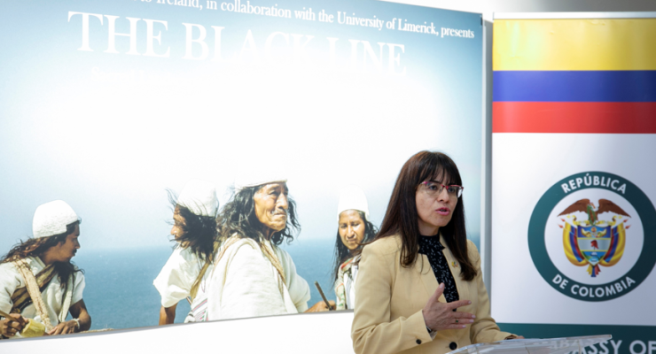 La Embajada de Colombia presentó La línea negra y su mensaje de sostenibilidad en Limerick